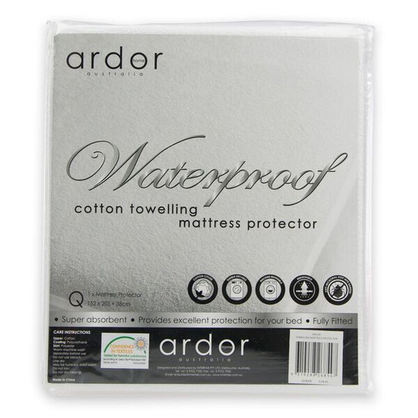 Ardor - Waterproof Cotton Towelling Mattress Protector